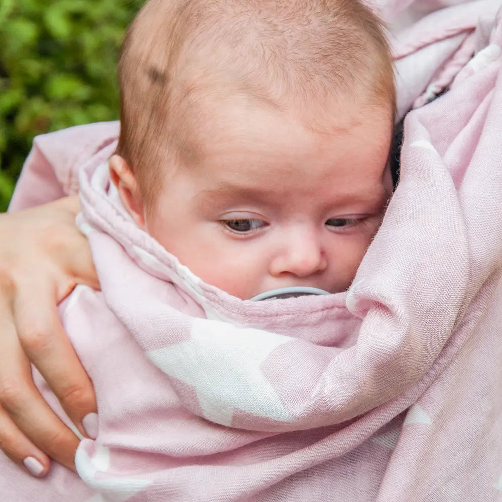 Manta Swaddle Bambú Rosada - Kosleeping