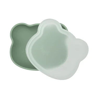 Bowl oso con ventosa y tapa verde - We Might Be Tiny
