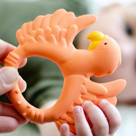 Anillo mordedor Loro Naranjo - Natruba