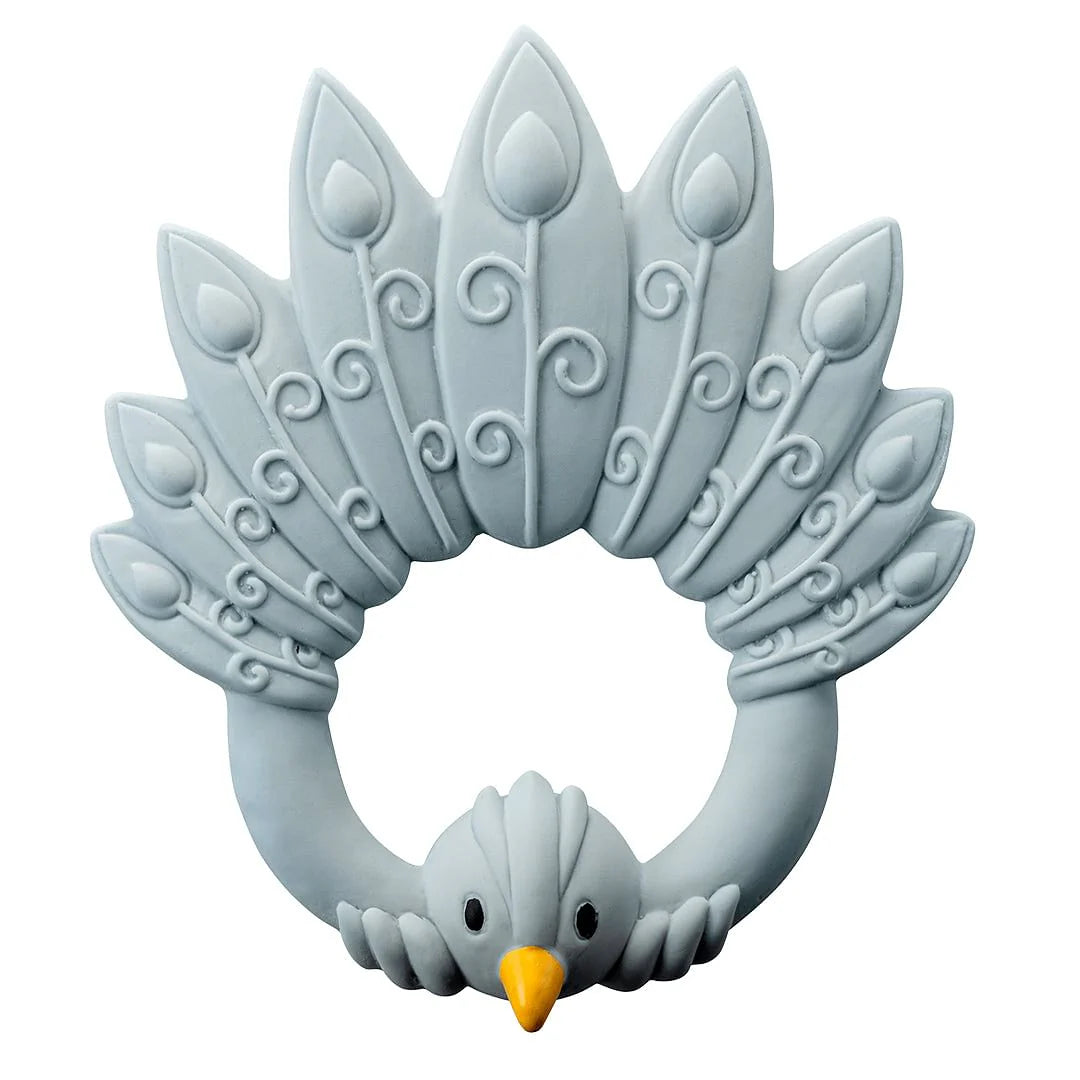 Anillo mordedor Pavo Real Celeste - Natruba