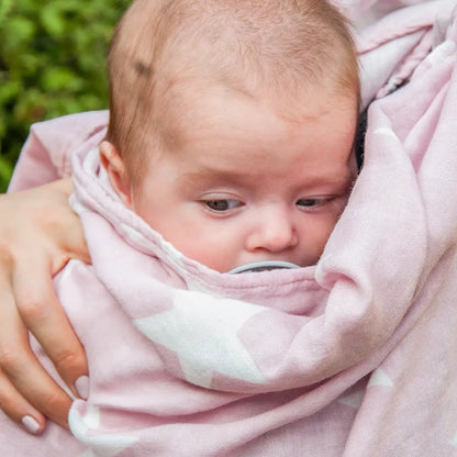 Manta Swaddle Bambú Rosada - Kosleeping