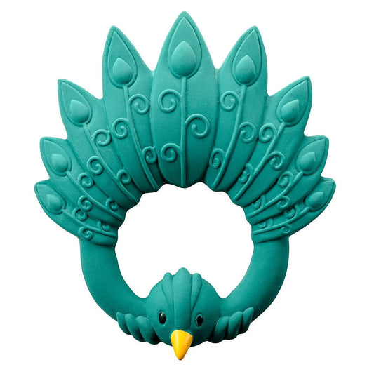 Anillo mordedor Pavo Real Verde - Natruba