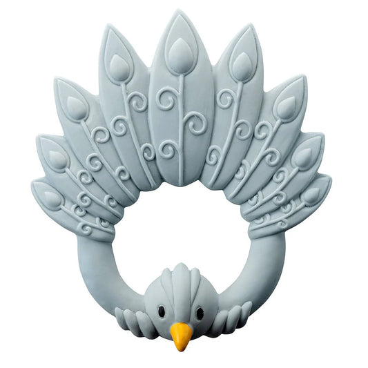 Anillo mordedor Pavo Real Celeste - Natruba